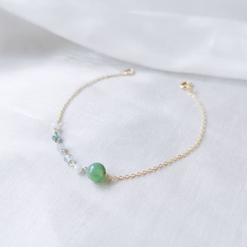 【Veverka】凝固 - 天然石手鍊 多色 現貨