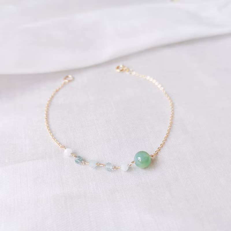 【Veverka】凝固 - 天然石手鍊 多色 現貨