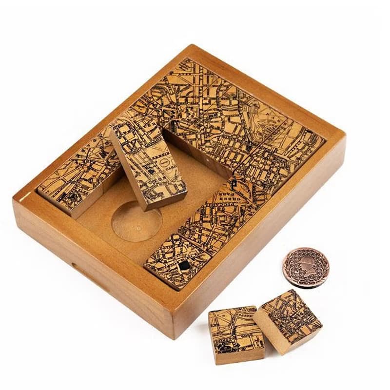 英國Professor Puzzle福爾摩斯-方塊解謎拼圖(祕密會社)