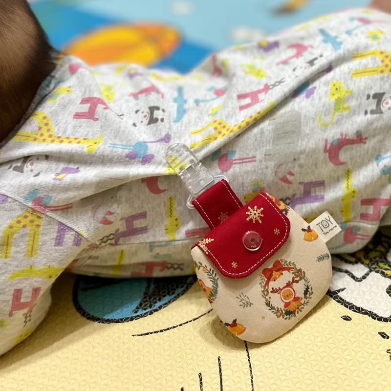 Toy mama文創 復古聖誕 平安符袋 護身符袋 祈福袋 彌月禮 耶誕節