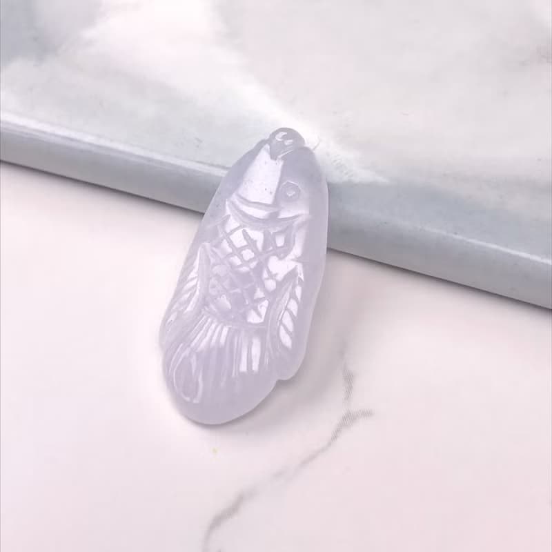 冰種翡翠魚 | 天然緬甸A貨翡翠 | 送禮
