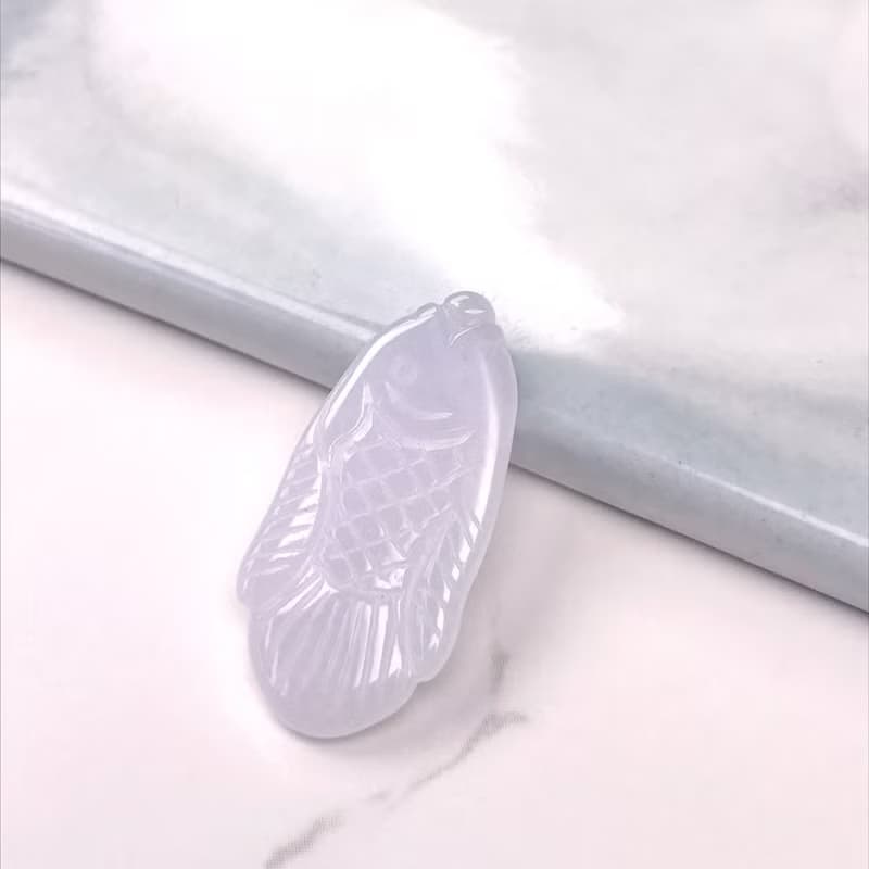 冰種翡翠魚 | 天然緬甸A貨翡翠 | 送禮