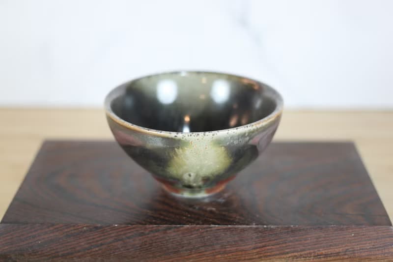 【送禮好物】120ml 天目釉 柴燒茶杯 茶碗 鶯歌名家葉敏祥作品