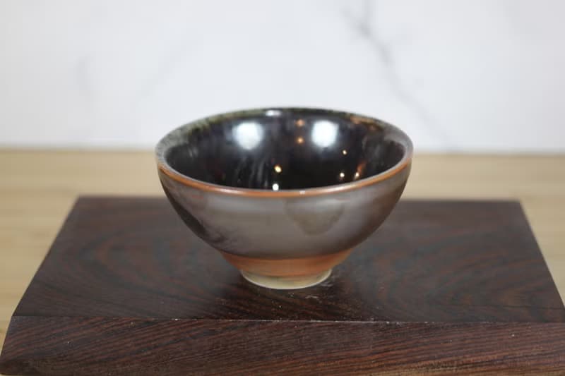 【送禮好物】120ml 天目釉 柴燒茶杯 茶碗 鶯歌名家葉敏祥作品