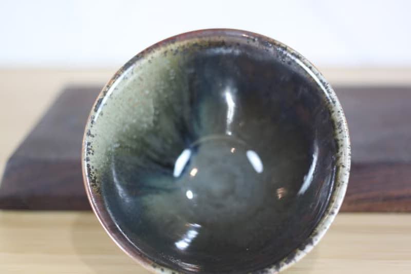【送禮好物】120ml 天目釉 柴燒茶杯 茶碗 鶯歌名家葉敏祥作品