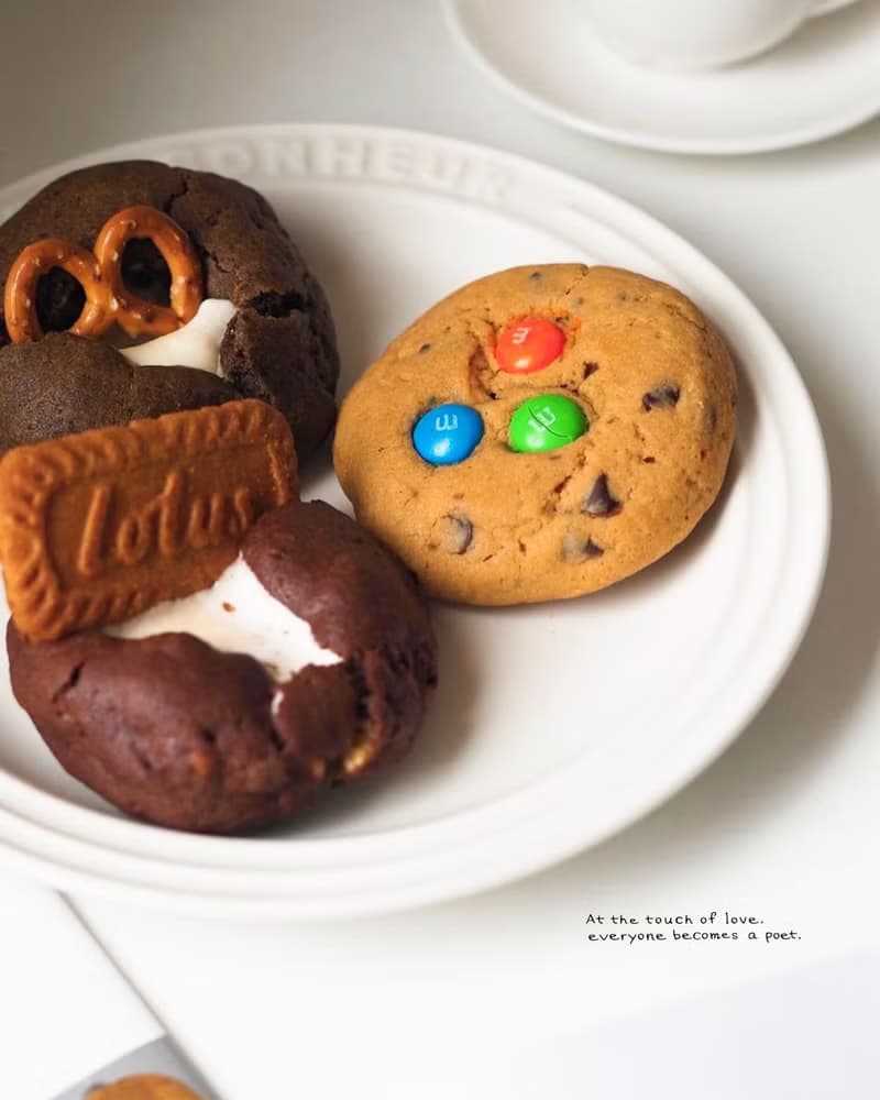 美式軟餅乾-經典巧克力 m&m巧克力 伯爵口味