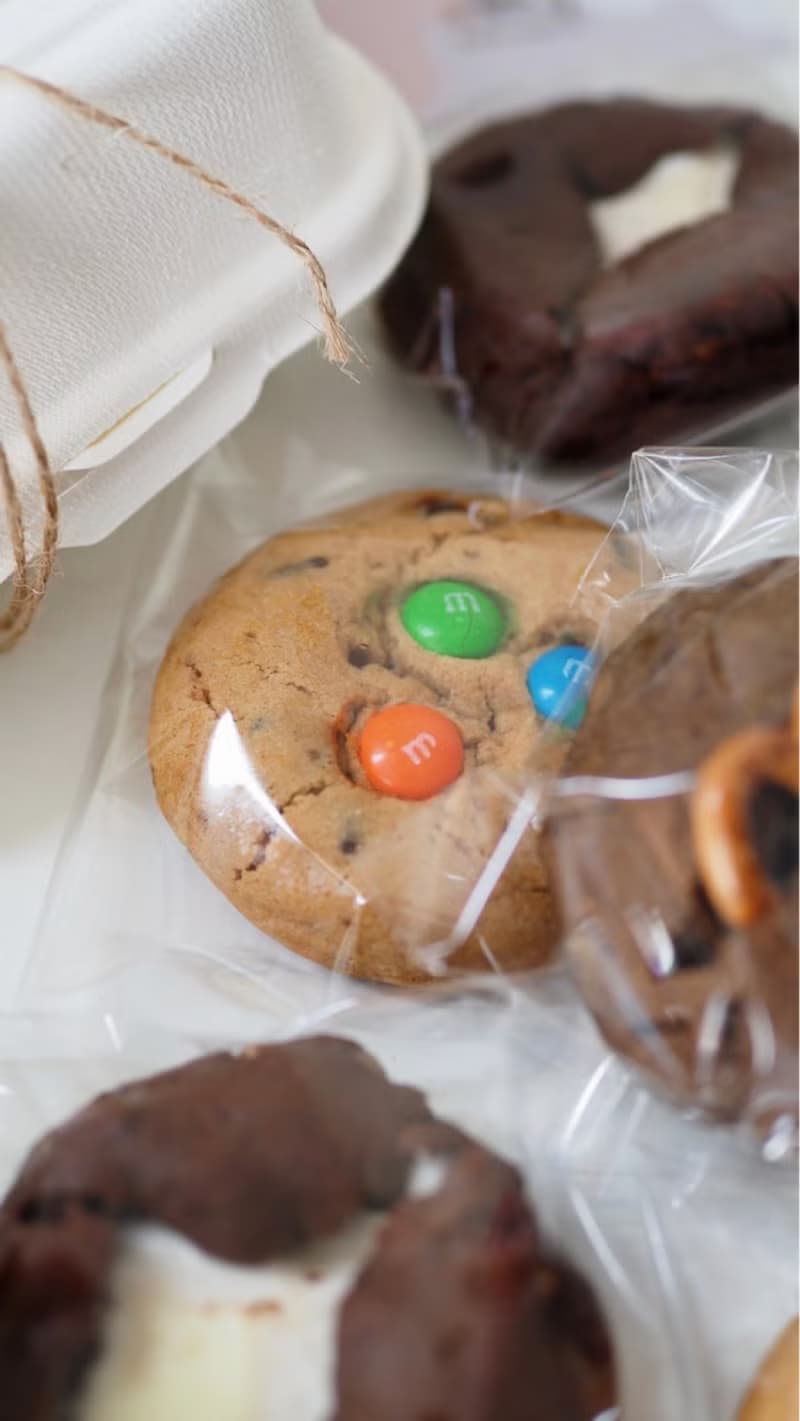 美式軟餅乾-經典巧克力 m&m巧克力 伯爵口味