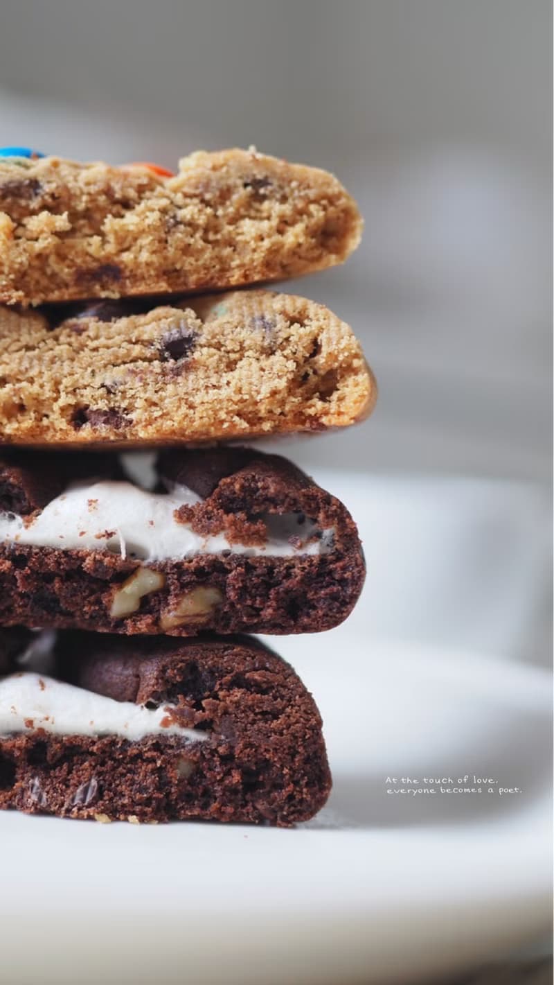 美式軟餅乾-經典巧克力 m&m巧克力 伯爵口味