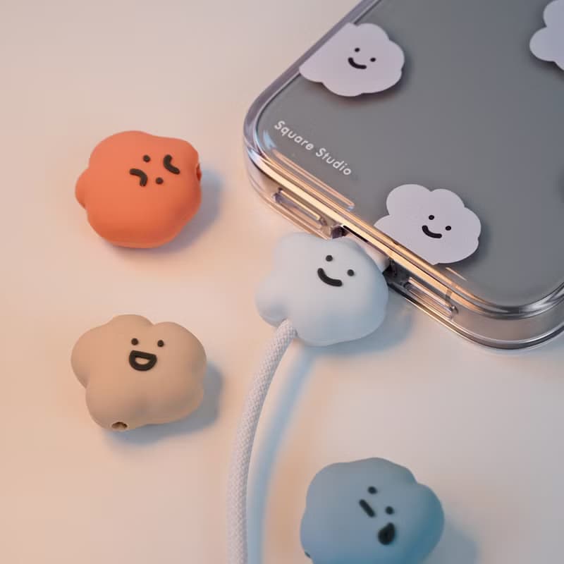 【套裝】 喜怒哀樂 咬線器 傳輸線保護套 Cable bite