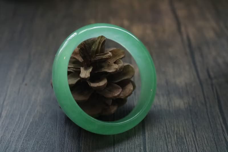 高冰透石英岩玉翡翠玉石鐲子禮盒裝