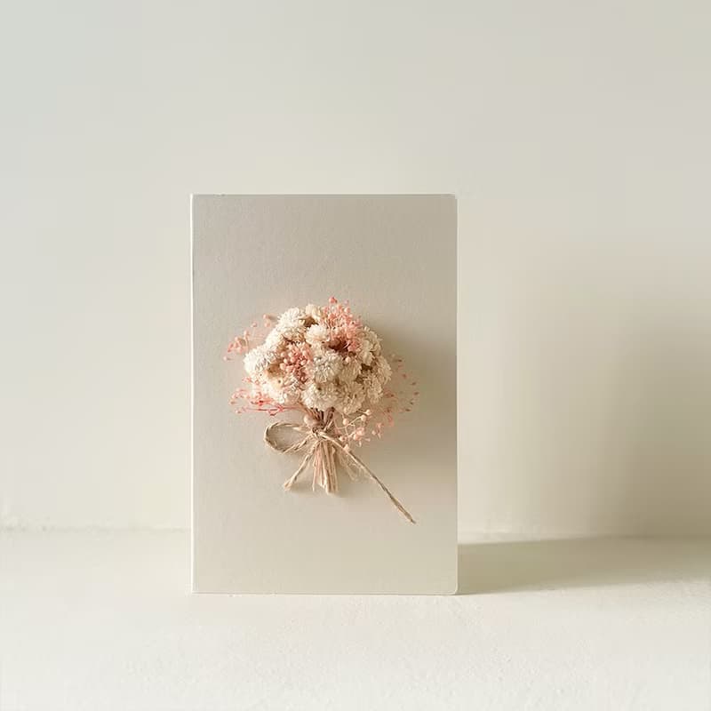 【24小時快速出貨】浪漫小花束手工卡片/卡片/生日/情人/母親節
