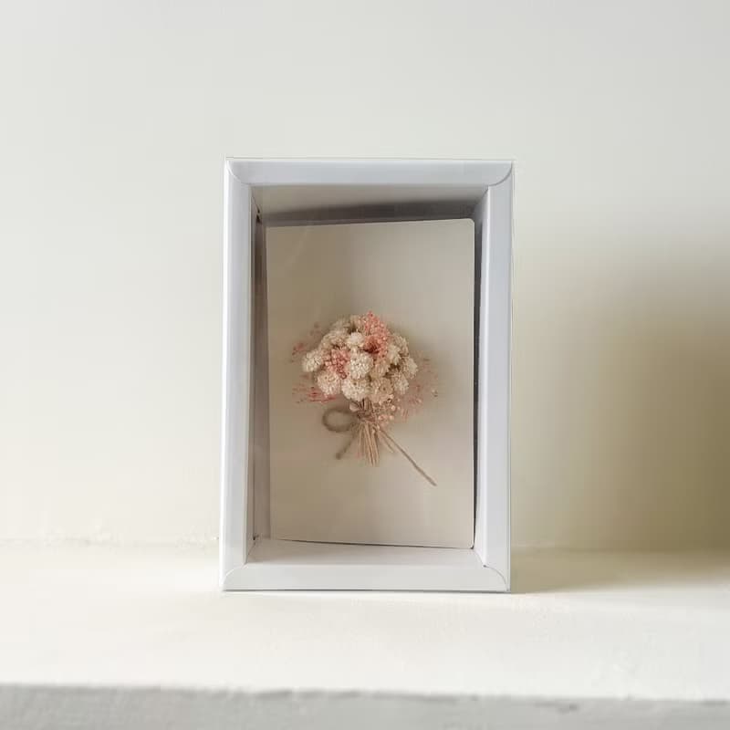 【24小時快速出貨】浪漫小花束手工卡片/卡片/生日/情人/母親節
