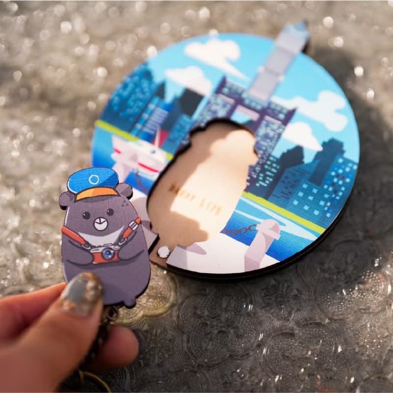 Key House 黑熊遊台灣_高雄 生日禮物 交換禮物 情人節禮物 畢業