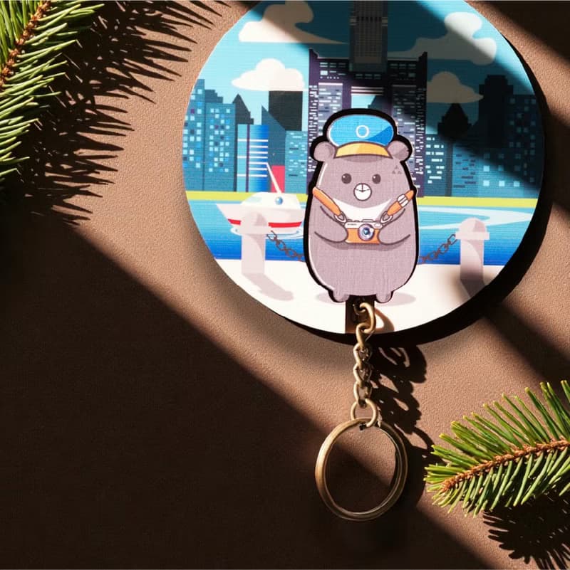 Key House 黑熊遊台灣_高雄 生日禮物 交換禮物 情人節禮物 畢業