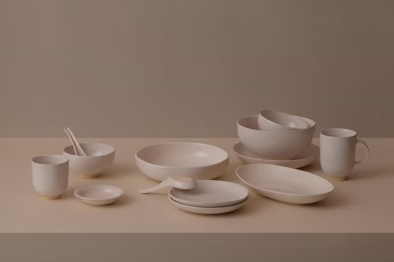 KOGA 許家陶器品 陶質圓形小盤 (鶯白)