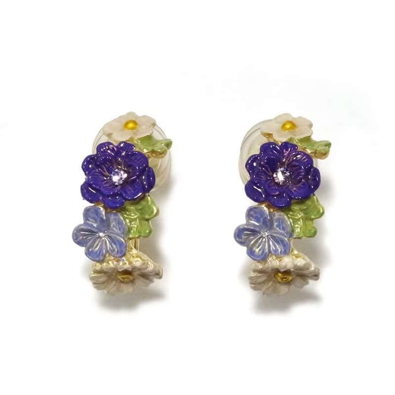 Flower Bouquet Earring 花モブイヤリング　EA090