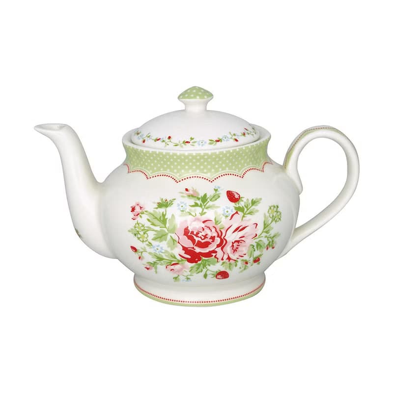 【2件7折】丹麥GreenGate Mary white 茶壺/茶壺布/拿鐵碗