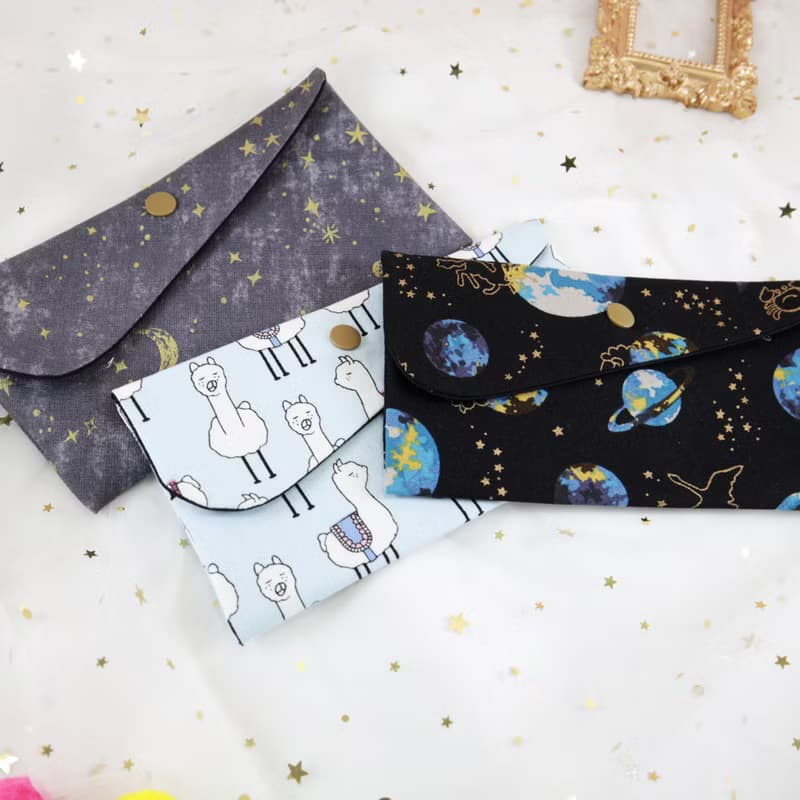 多款布可以選擇 燙金 布紅包袋 招財 喵喵狗狗  存摺袋 口罩袋