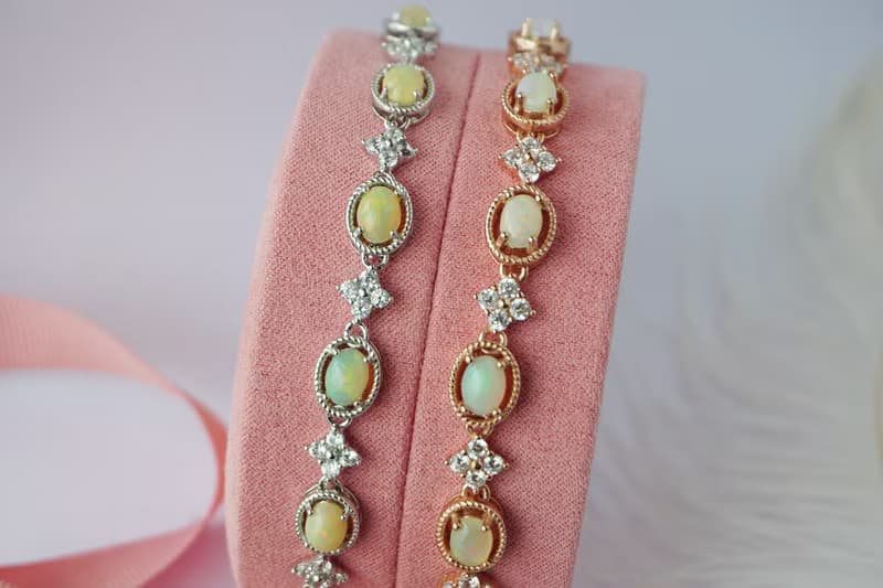 Natural Opal Bracelet Silver925.