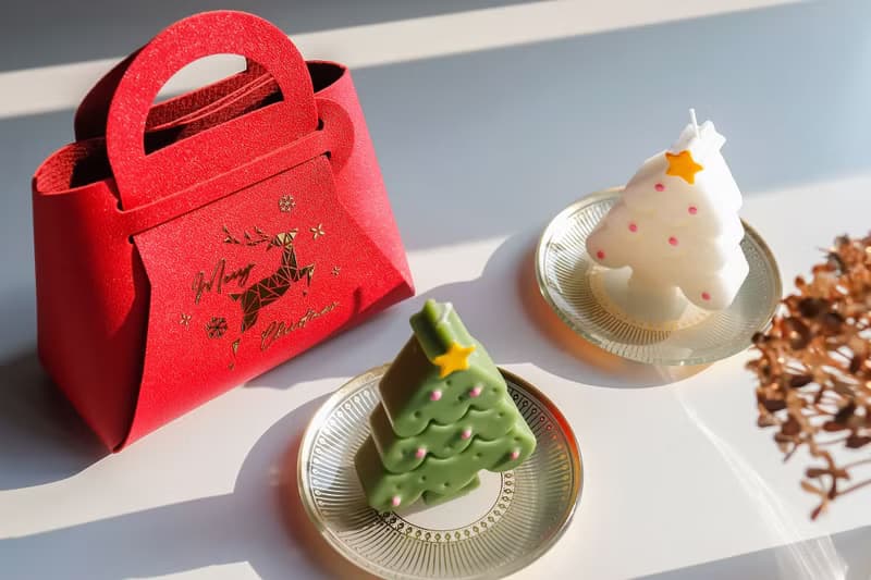 【雪之樹聖誕香氛蠟燭禮包】贈氛圍燈串