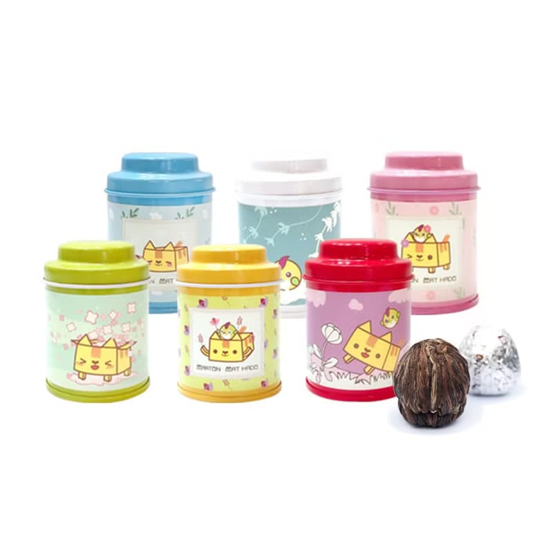 【無藏X開箱貓】工藝花茶_開花茶3入罐裝禮盒(3款組隨機)