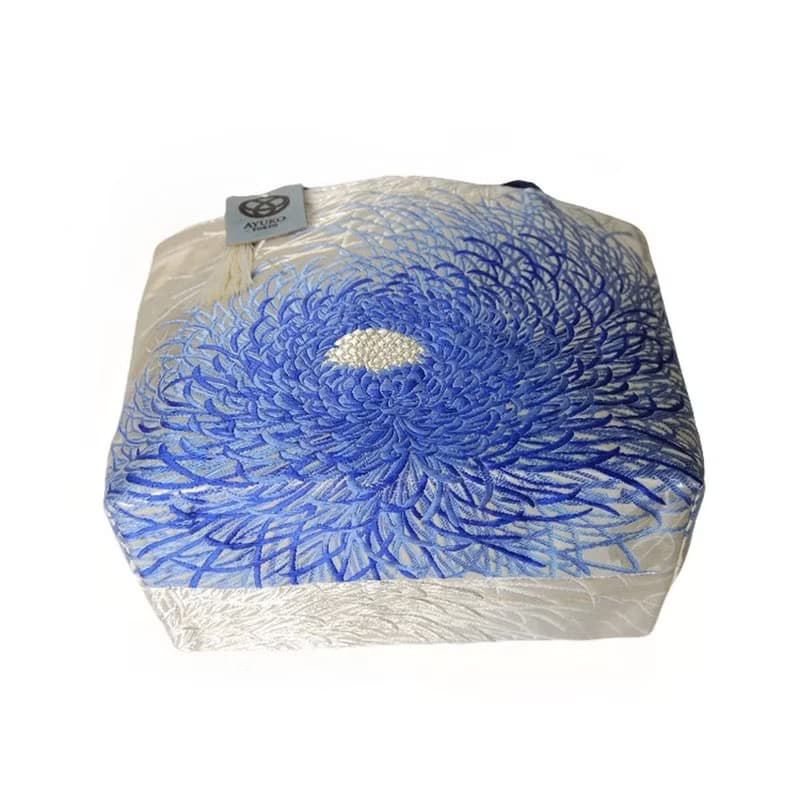 獨一無二真絲和服袋帶托特包, 日本手工刺繡升級改造包, 和風藝術