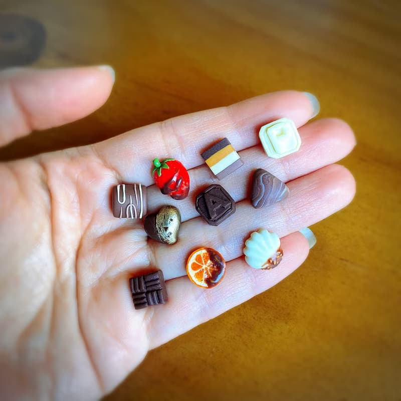 濃情巧克力袖珍耳環-單賣 情人節 生日 紀念日