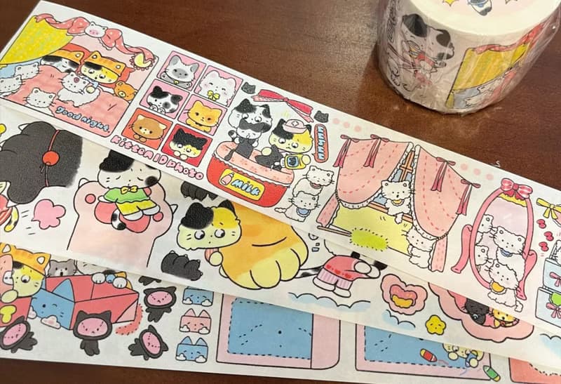 【第十三彈】kitten/糟糕的一天主題手帳和紙膠帶
