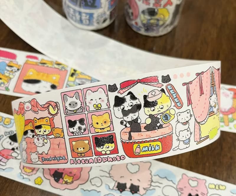 【第十三彈】kitten/糟糕的一天主題手帳和紙膠帶