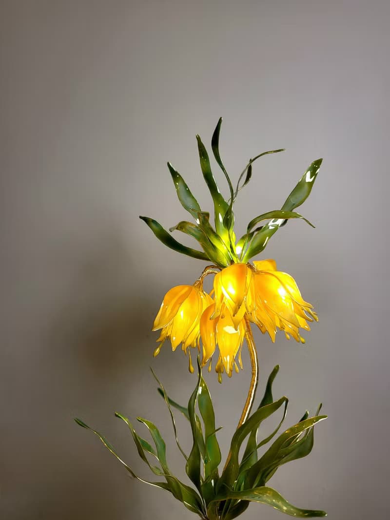 皇冠貝母花 • 沾浸藝術花燈 【閒逛花間系列】小夜燈。生日禮物