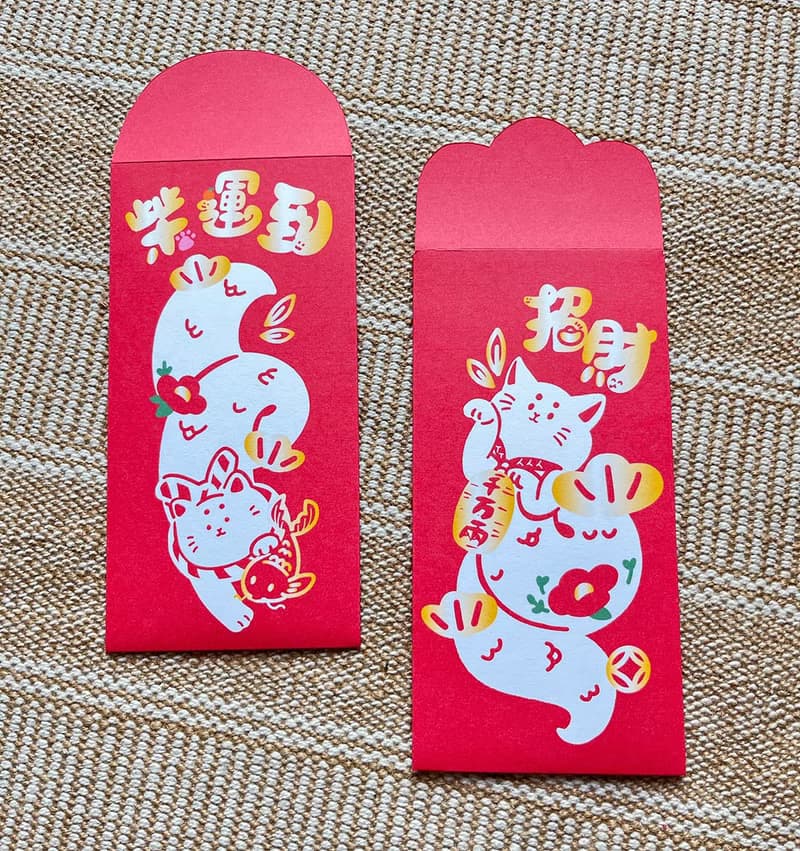 招財貓蛇寶 柴運到旺旺寶 2025 蛇年設計 紅包袋
