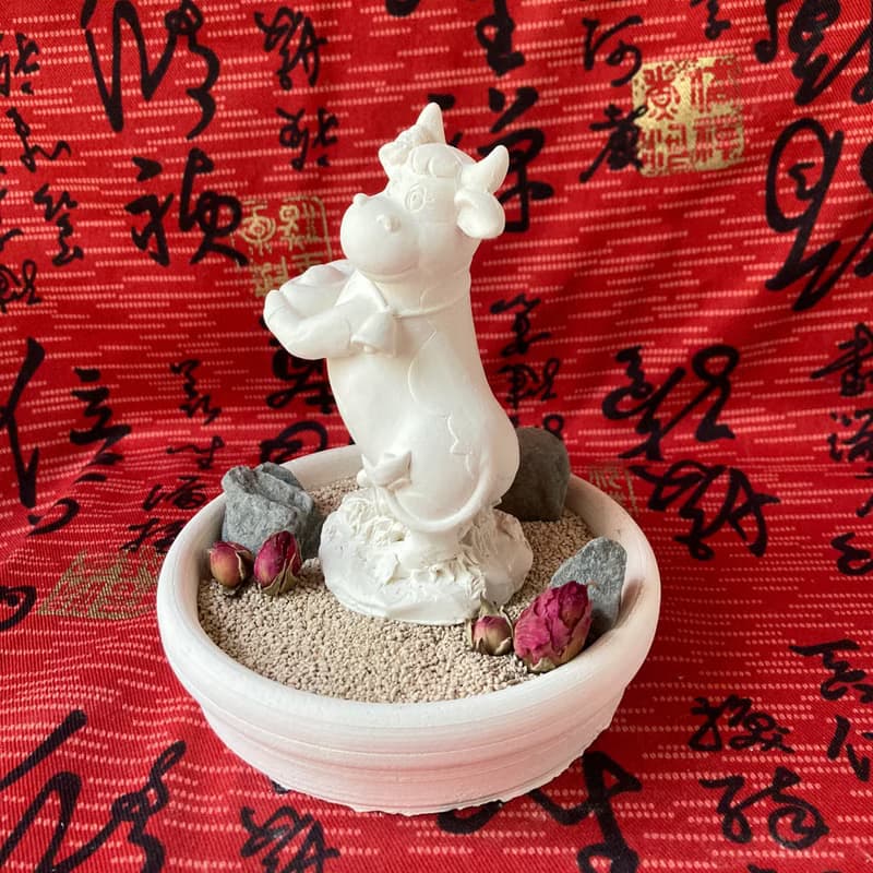 迎福納財福牛擴香石 聚寳福牛 元寳福牛 中盤豪華套組 居家香氛
