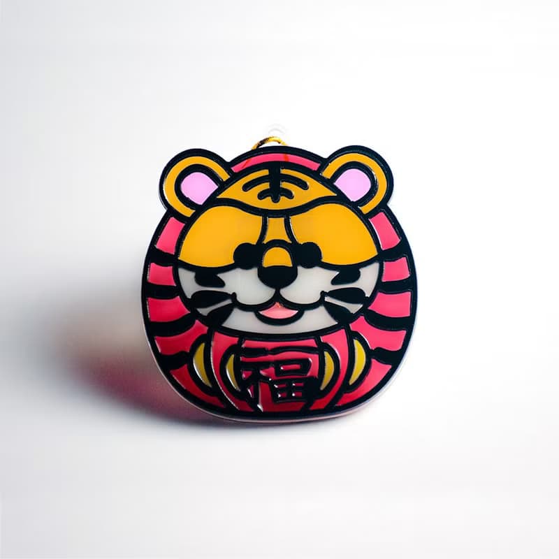 動物達摩 (虎) 掛飾 l 蛇年 福貼 揮春 春聯 招財貓 招福貓