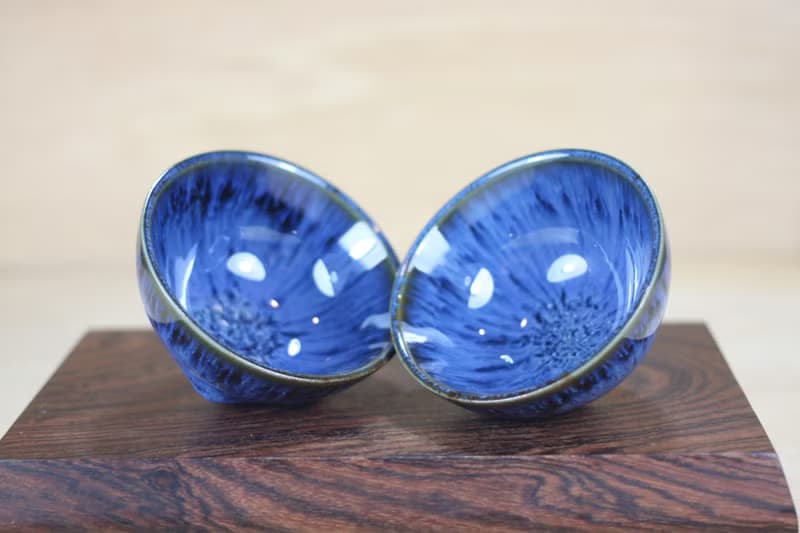 【母親節禮物】60ml 湛海 天目釉 圓滿茶杯 鶯歌名家葉敏祥作品