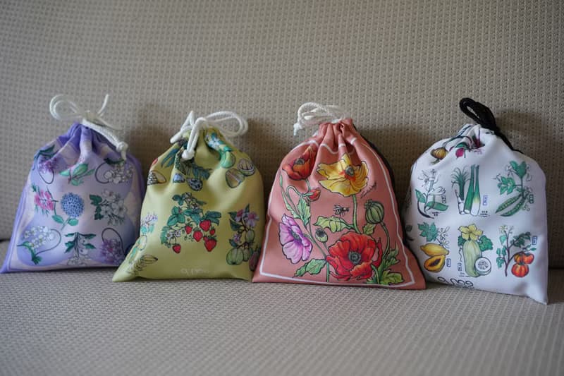 印花束口包 - 共四款