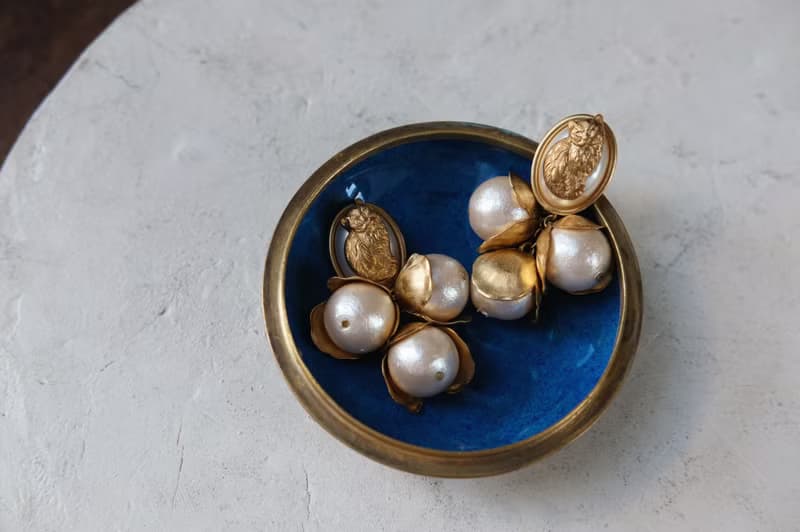 Marla ll • ハンドメイド　ヴィンテージネコピアス