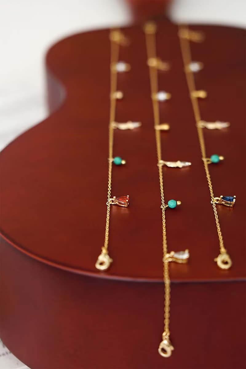 正能量 x 綠松石 珍珠 鋯石 白 黃銅 K金 【乘風漫遊】 腳鍊