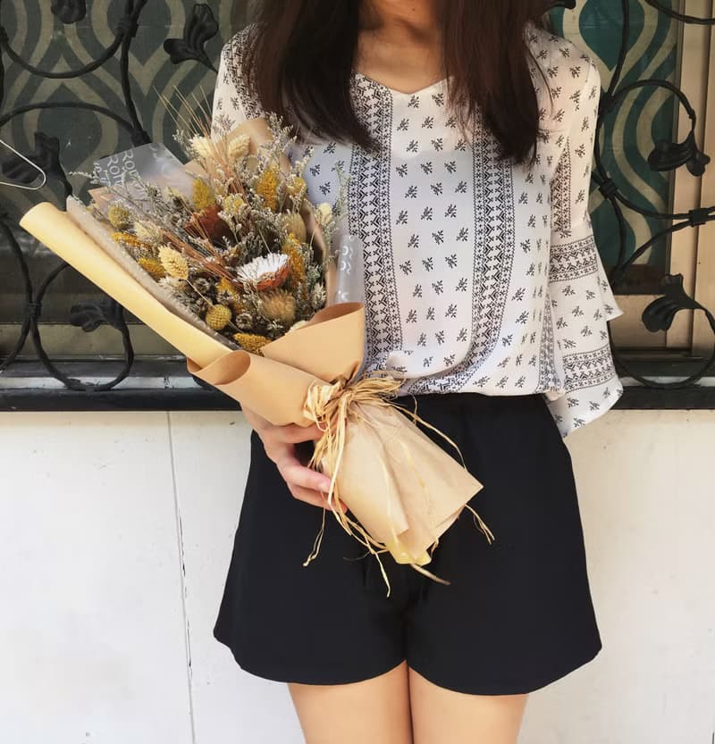 我的青春有你真好 畢業花束 自然系乾燥花束