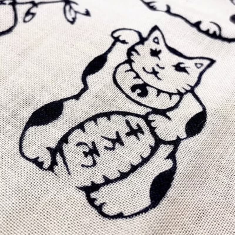 京都手拭巾-貓系列-貓系列-招財貓
