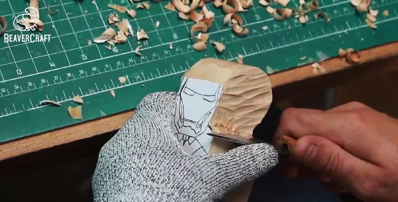 DIY 手作雕刻材料包-鋼鐵人