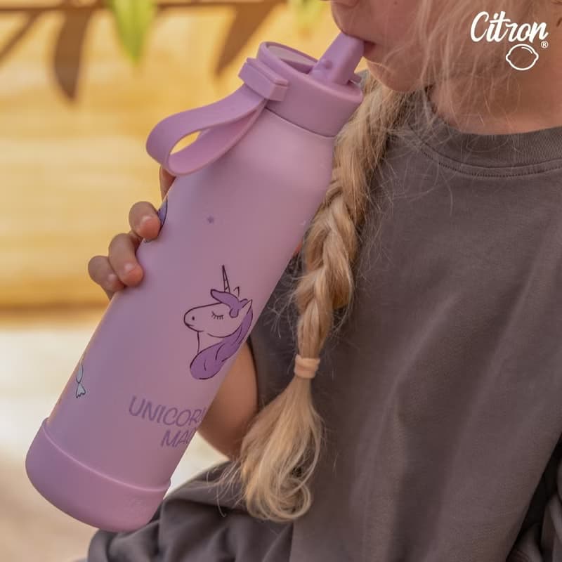 快速出貨【Citron】矽膠提把三層保溫瓶500ml_多款可選