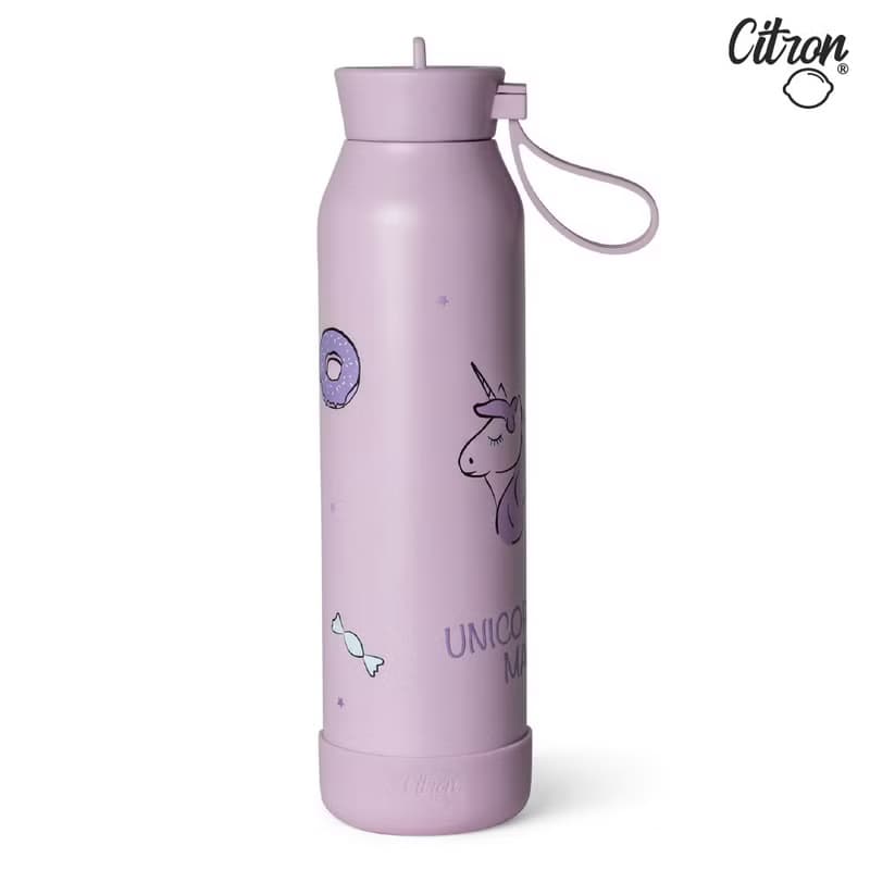 快速出貨【Citron】矽膠提把三層保溫瓶500ml_多款可選