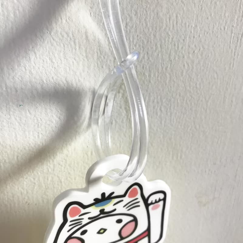 布籽生物 招財貓 行李吊牌 壓克力 吊飾
