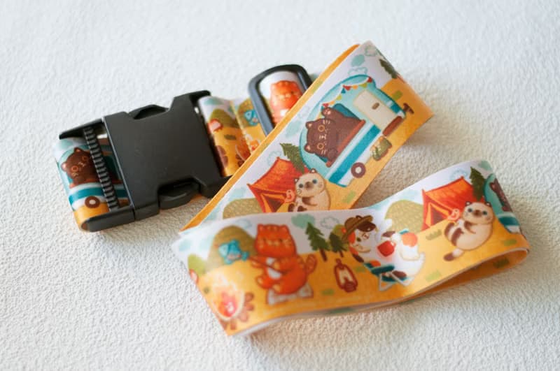 原創設計露營貓咪行李帶