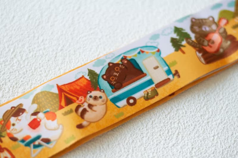 原創設計露營貓咪行李帶