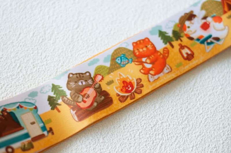 原創設計露營貓咪行李帶