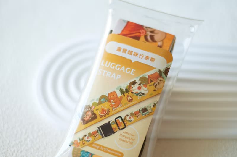 原創設計露營貓咪行李帶