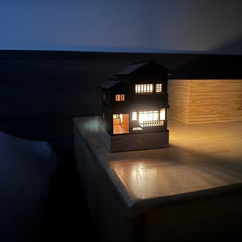 【海之京都-翼宿一/伊根舟屋】床頭燈/桌面擺件/原創設計/USB