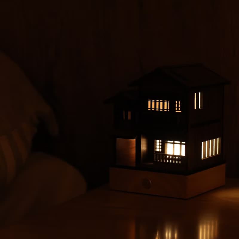 【海之京都-翼宿一/伊根舟屋】床頭燈/桌面擺件/USB/送小船