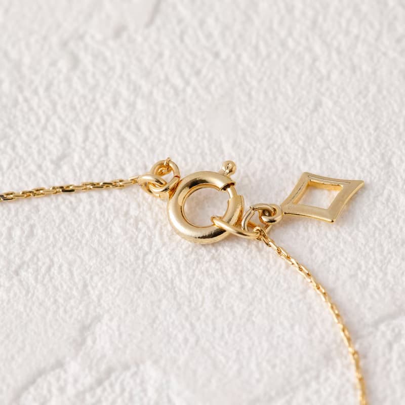 petit zirconia necklace GD ニッケルフリーネックレス スーパーキュービックジルコニア　ゴールド